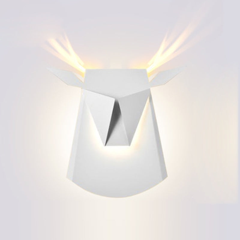 Kunstdekor Tier Wandlampe Metall Wohnzimmer LED LED Leuchte Leuchte