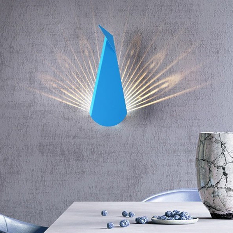 Kunstdekor Tier Wandlampe Metall Wohnzimmer LED LED Leuchte Leuchte