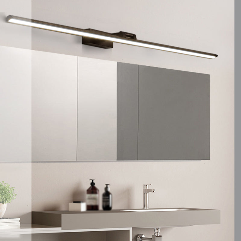 Simplicidad moderna Dicha de iluminación de tocador de tocador LED de baño.