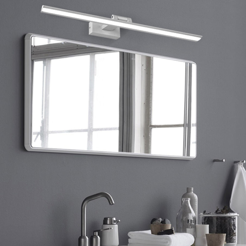 Simplicidad moderna Dicha de iluminación de tocador de tocador LED de baño.