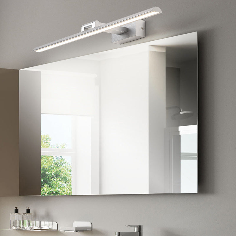 Simplicidad moderna Dicha de iluminación de tocador de tocador LED de baño.