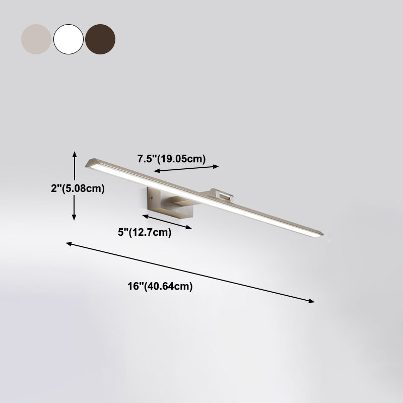 Modern Simplicity Wall Sconce Bathroom LED Vanity Lighting Fixture