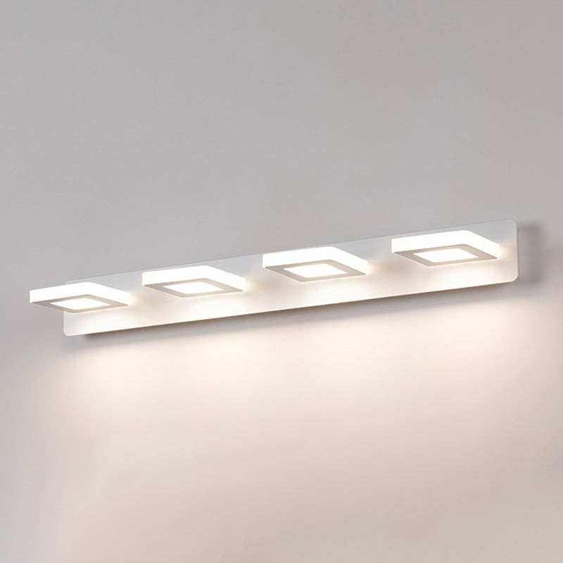 Forma de pared de espejo geométrico de metal luz de pared múltiples luces de pared de espejo múltiples