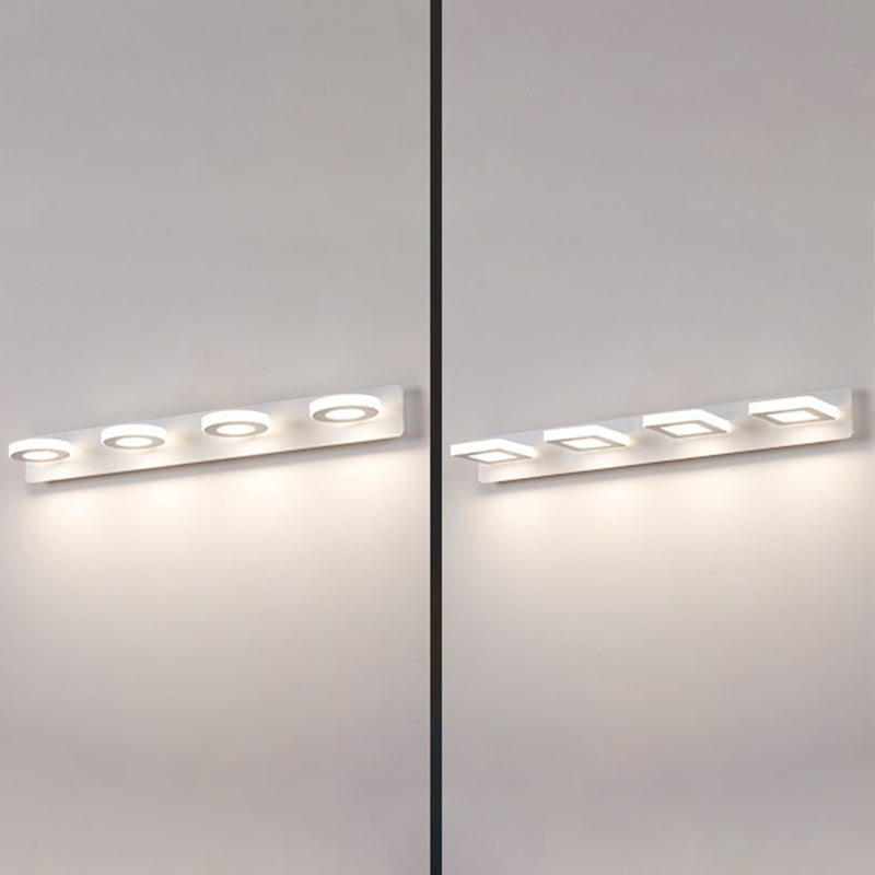 Forma de pared de espejo geométrico de metal luz de pared múltiples luces de pared de espejo múltiples