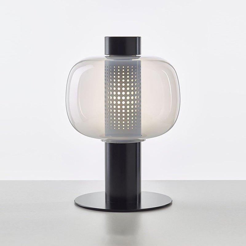 Glasrunde Tabelle Lampe moderne 1-Licht-Tischlampenlampen