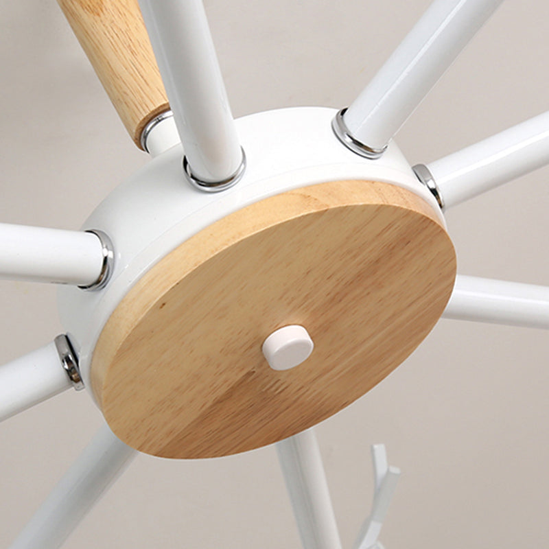 Geweihform Kronleuchter Lichter moderne Holzleuchterbeleuchtung.