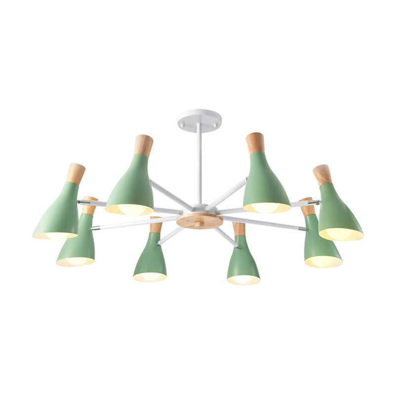 Glockenform Kronleuchter Leuchten zeitgenössische Metallleuchterbeleuchtungsleuchten