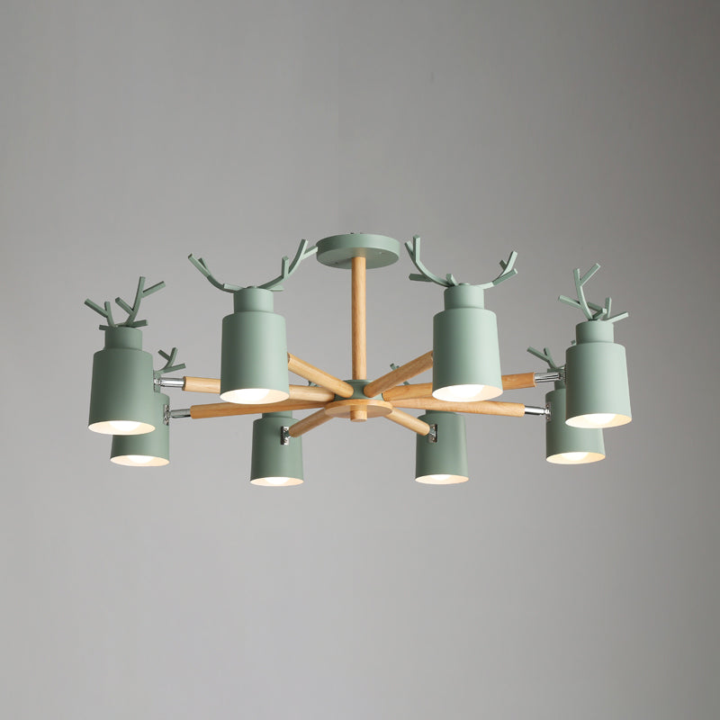 Geweihform Kronleuchter Lichter moderne Metallleuchterbeleuchtung
