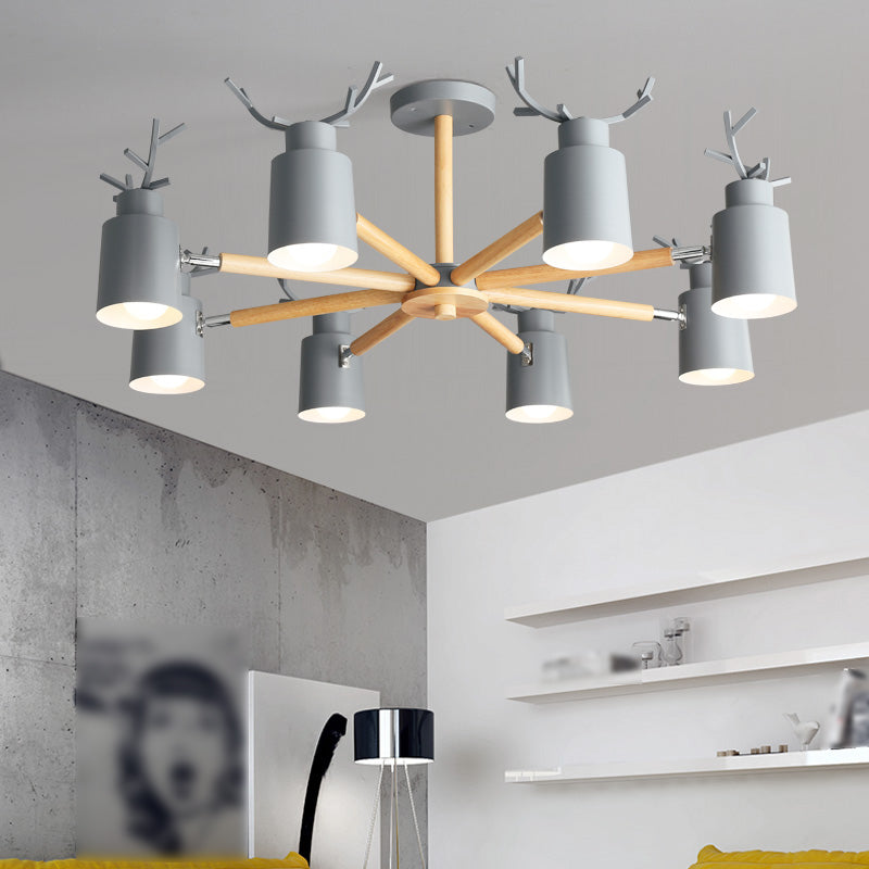 Geweihform Kronleuchter Lichter moderne Metallleuchterbeleuchtung