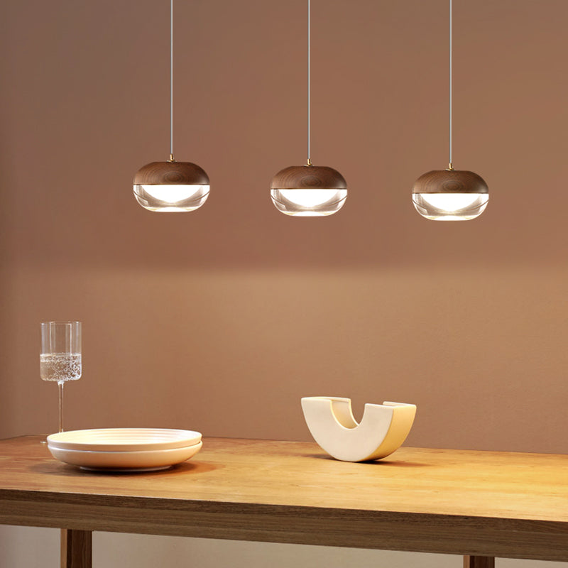 Esszimmer Holz hängende Deckenleuchte moderne Decke Anhänger Licht mit 1 Licht