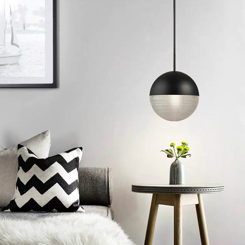 Glasschlafzimmer hängende Leuchte moderne globale Anhängerlicht mit 1 Licht