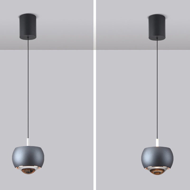 Runde Metallhänge anhänger Licht Nordic LED Suspension Anhänger Licht