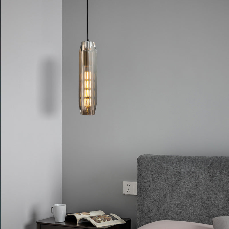Modern Minimalist Hanging Light Crystal Pendant Lighting Fixture for Dining Room