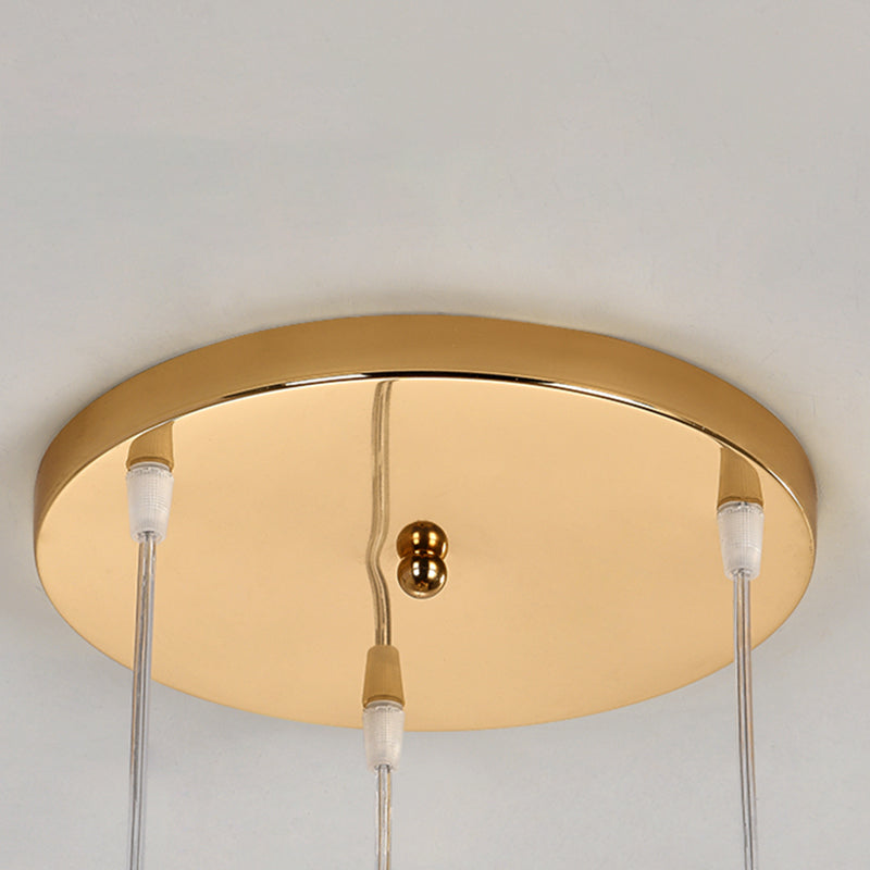 Modern Minimalist Hanging Light Crystal Pendant Lighting Fixture for Kitchen