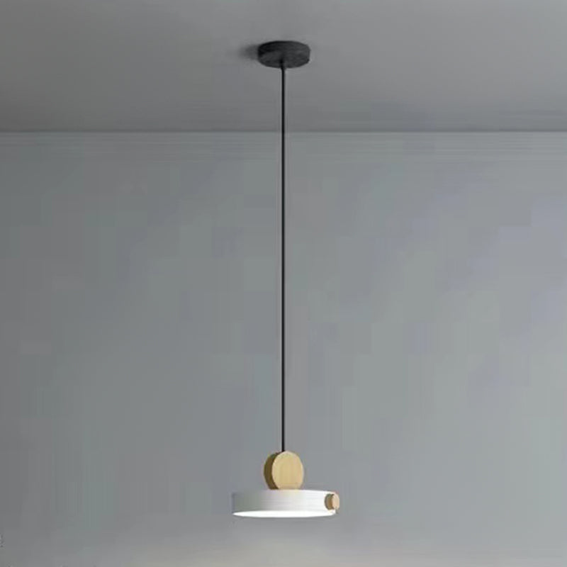 Modern Style Round Down Lighting Wood Multi Lights Hanging Ceiling Lights