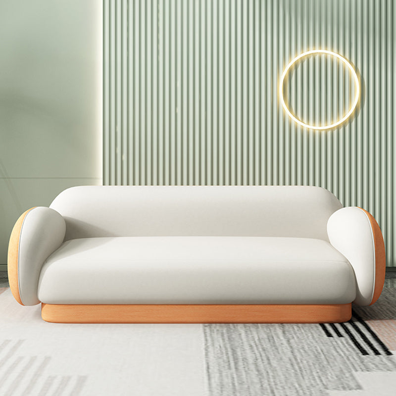 Modern Macaroon Sofa Pillow Top Arm Standard Tight Back Sofa for Apartment