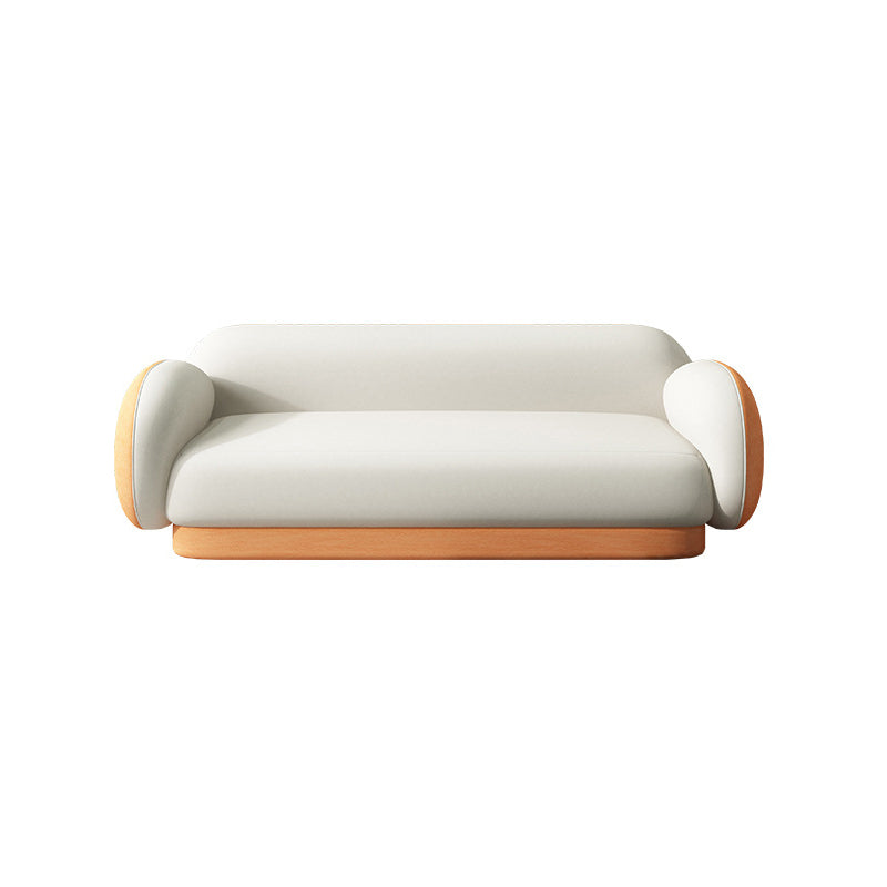 Modern Macaroon Sofa Pillow Top Arm Standard Tight Back Sofa for Apartment