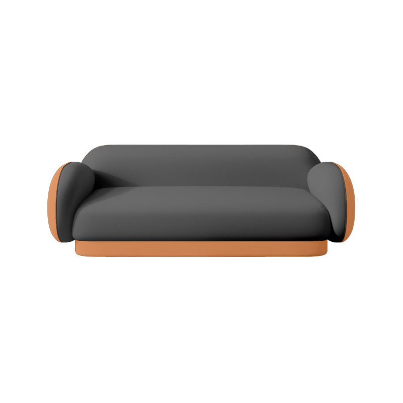 Modern Macaroon Sofa Pillow Top Arm Standard Tight Back Sofa for Apartment