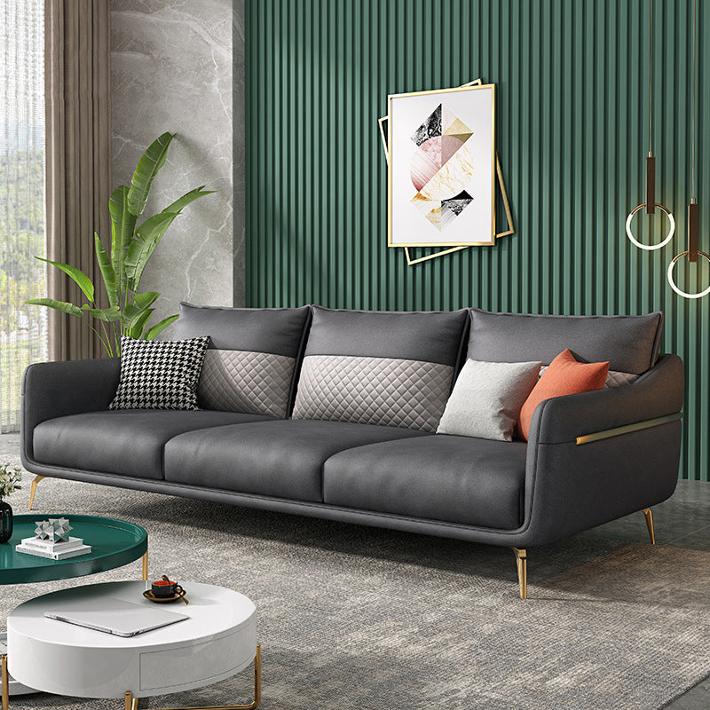 Moderner Stil Charles von London Latex/Schwamm Sitz gefülltes Massivholz -Basisofa gefüllt