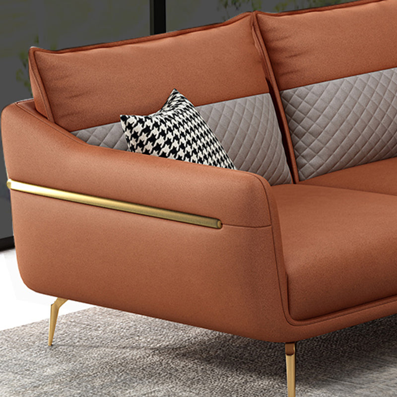 Moderner Stil Charles von London Latex/Schwamm Sitz gefülltes Massivholz -Basisofa gefüllt