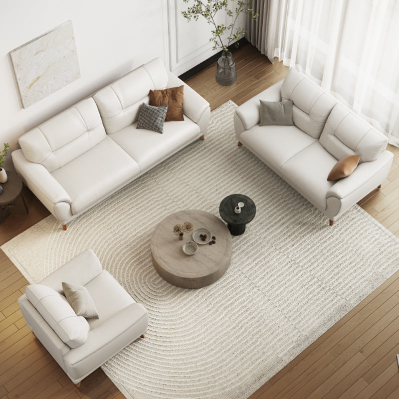 Ultra-Modern Sewn Pillow Back Sofa 33.46"H Pillow Top Arm Wear Resistance Sofa