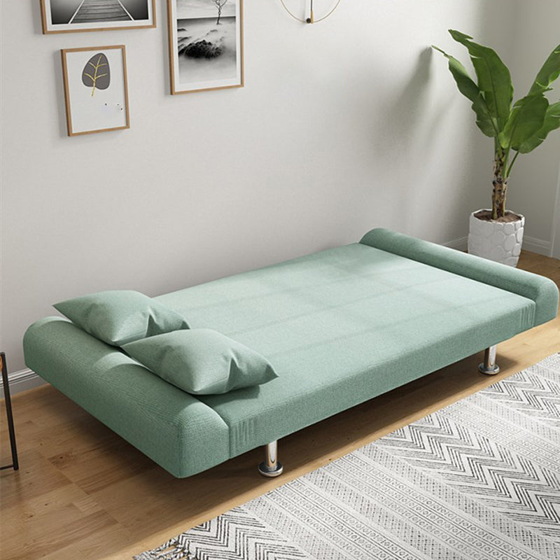 Leinen modernes Sofa 22 "W Cabrio -Sofa armlosen engen Rückensofa
