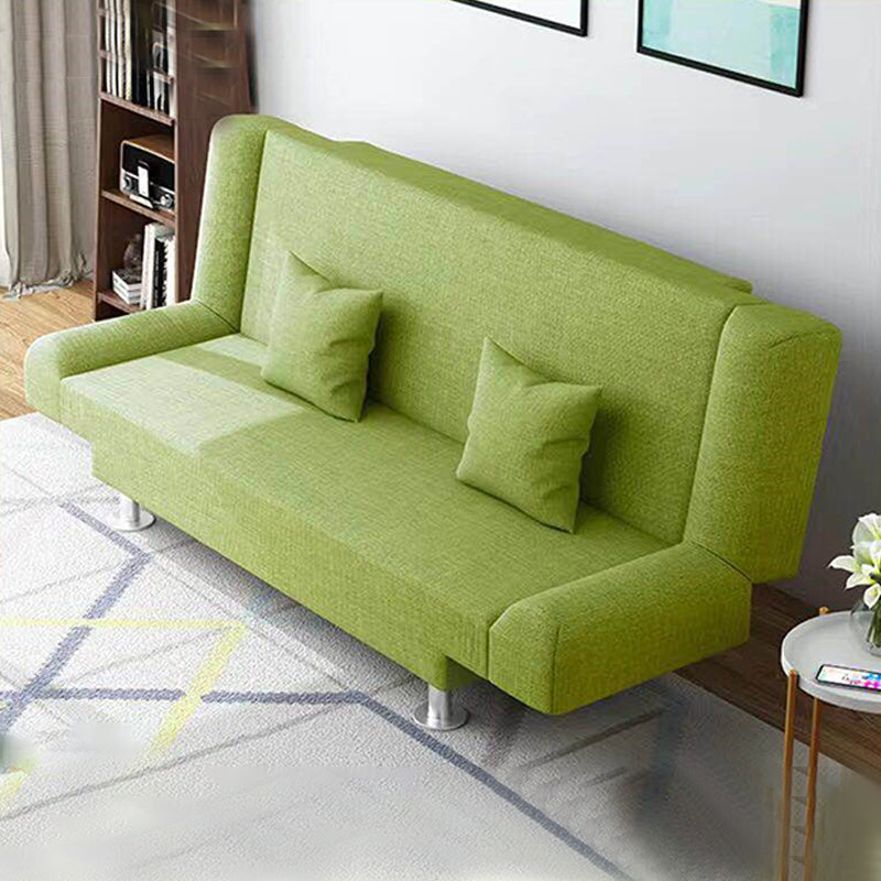 Leinen modernes Sofa 22 "W Cabrio -Sofa armlosen engen Rückensofa