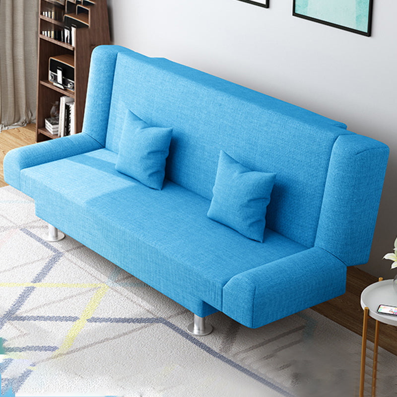 Leinen modernes Sofa 22 "W Cabrio -Sofa armlosen engen Rückensofa