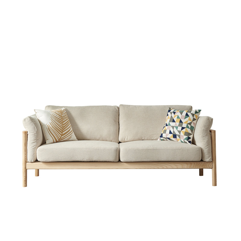 Canapé arrière en vrac contemporain 32,68 "High Pillow Top Top Tissu Fabric pour le salon