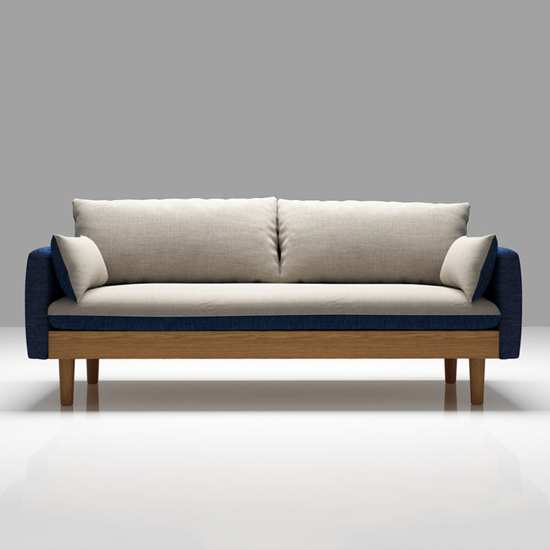 Coton Cotton Coton Coton Haut SOFA 29.53 "High Loose Back Coverred Sofa