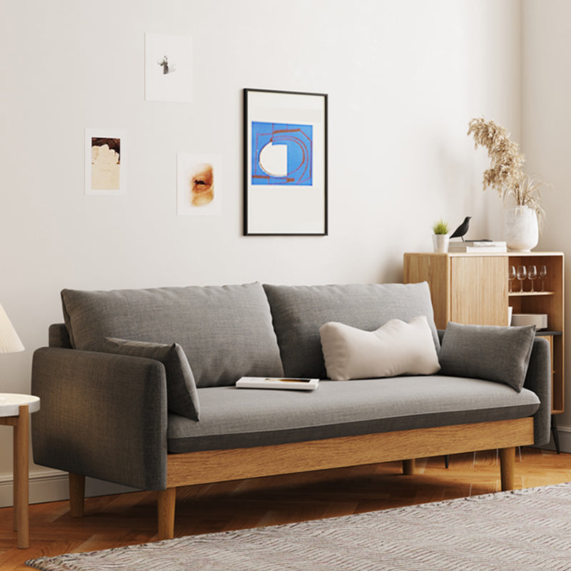Coton Cotton Coton Coton Haut SOFA 29.53 "High Loose Back Coverred Sofa