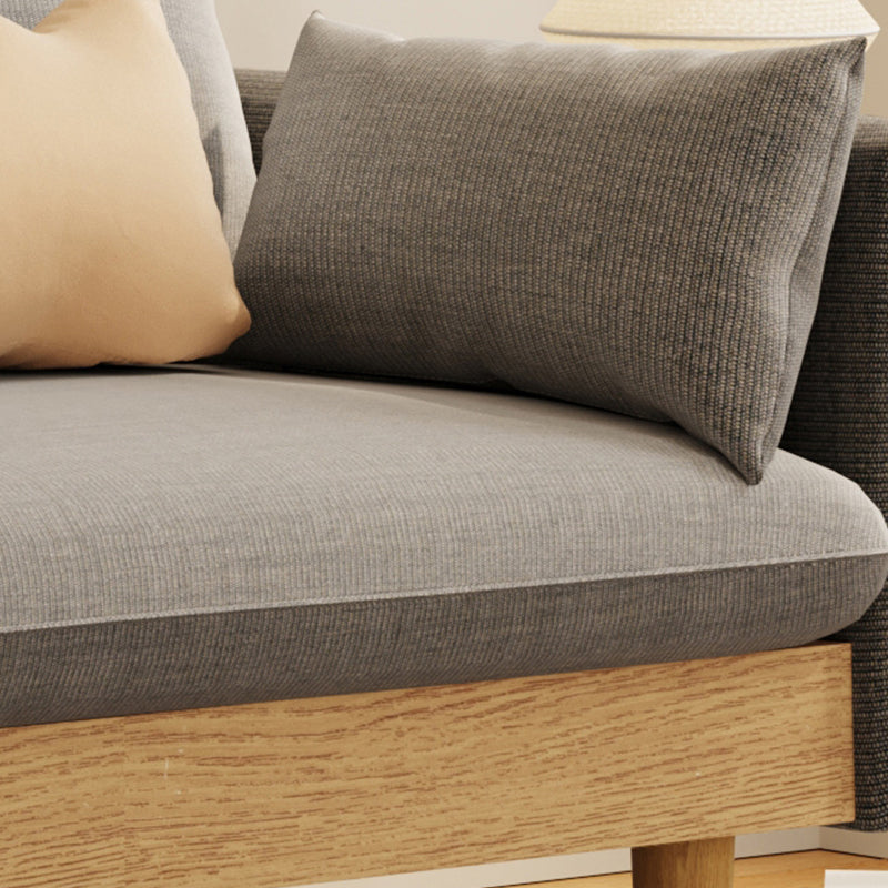 Coton Cotton Coton Coton Haut SOFA 29.53 "High Loose Back Coverred Sofa