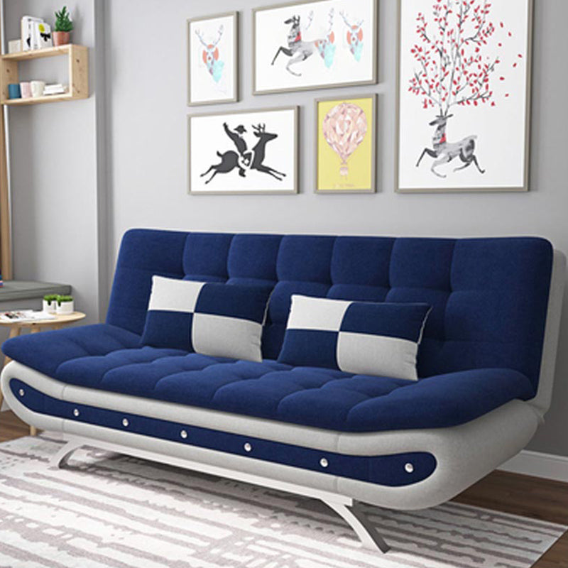 74.80 "W √ó 35.43" d √ó 35.43 "H Keks Back -Leinen -Armless -Sofa mit faltbarem