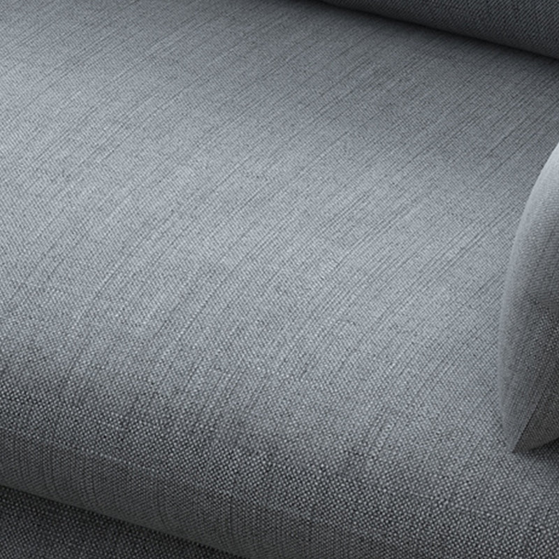 Contemporary Fabric Loose Back Sofa 31.5"High Pillow Top Arm Sofa for Apartment