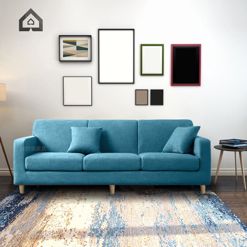 Polnisches Finish Sofa Square Arm Sofa für Bonusraum und Wohnzimmer