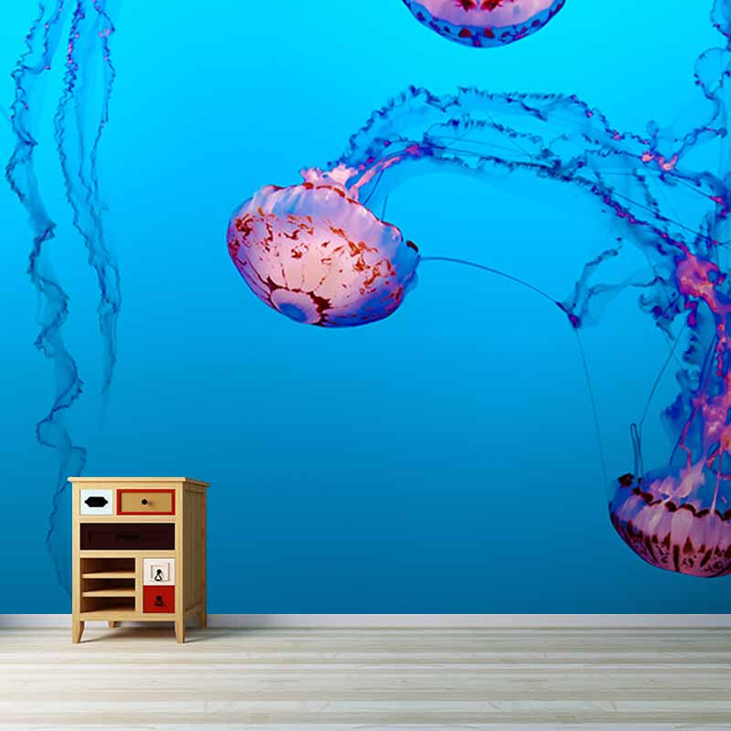 Marine Organism Mildew Resistant Wallpaper Photography Sleeping Room Wall Mural