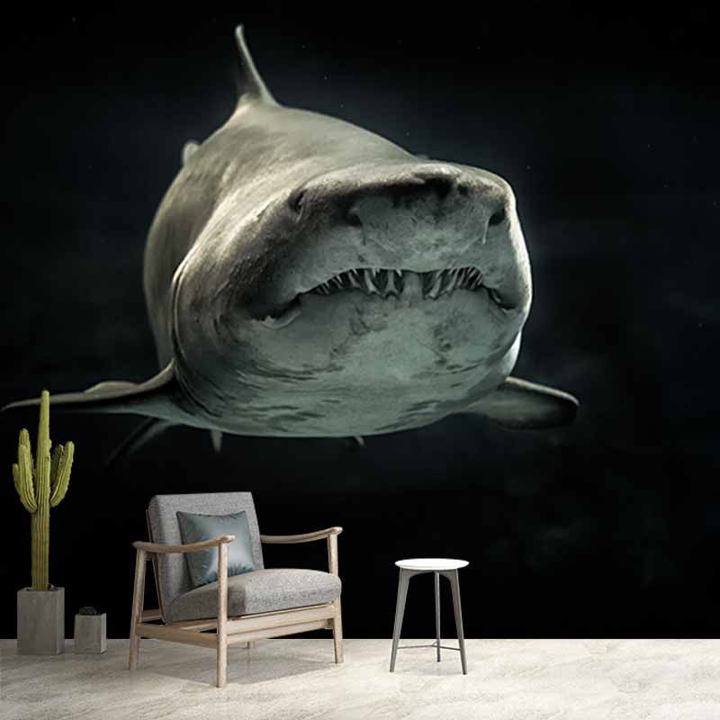 Photography Stain Resistant Mural Wallpaper Marine Organism Sleeping Room Wall Mural