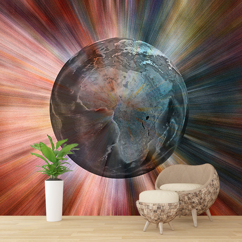 Galaxy Photography Mildew Resistant Wallpaper Environmental Sleeping Room Wall Mural