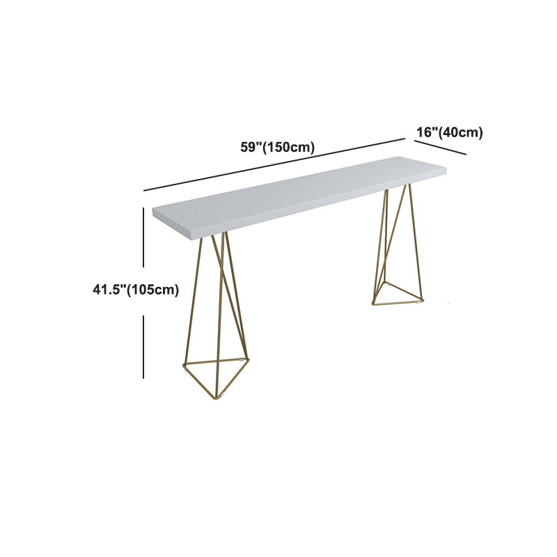 Pine Wood Top Bar Counter Traditional Luxury Rectangle Bar Counter with Sled Base