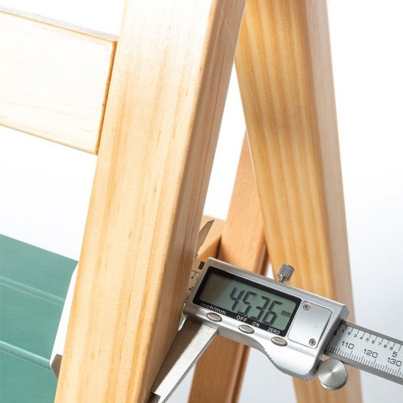 Nordic Style Armless Wood Barstool Folding 27-inch Single Counter Stool for Kitchen