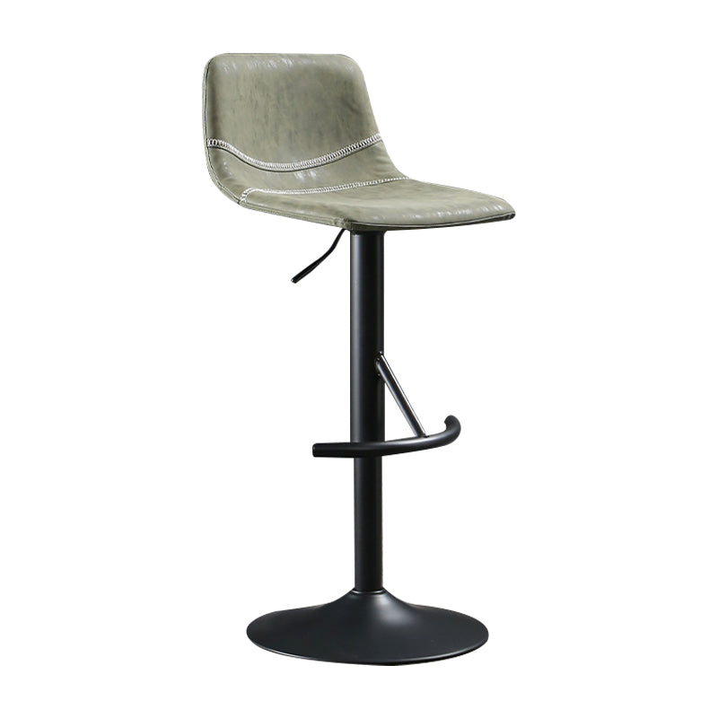 Modern Metal Dining Kitchen Room Armless Stool Low Back Bar Stool