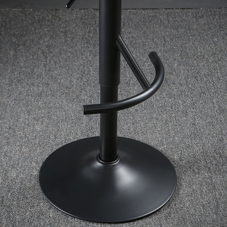 Modern Metal Dining Kitchen Room Armless Stool Low Back Bar Stool