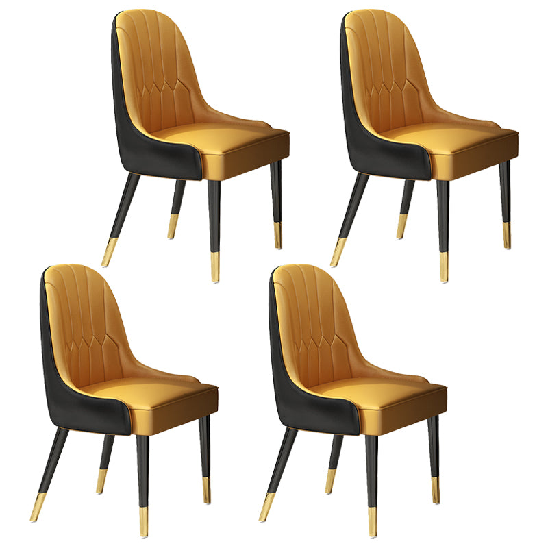 Glam 1/4/7 Pieces Round Dinette Set Sintered Stone Top Dining Table Set with Turntable