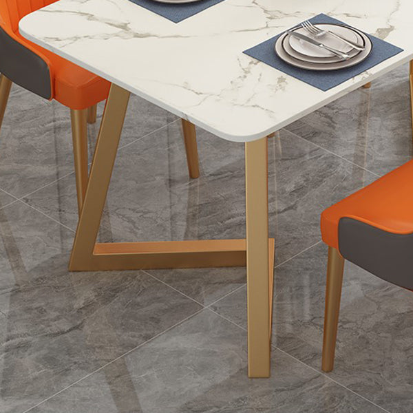 Traditional Luxury Rectangle Dining Table Double Pedestal Furniture for Indoor