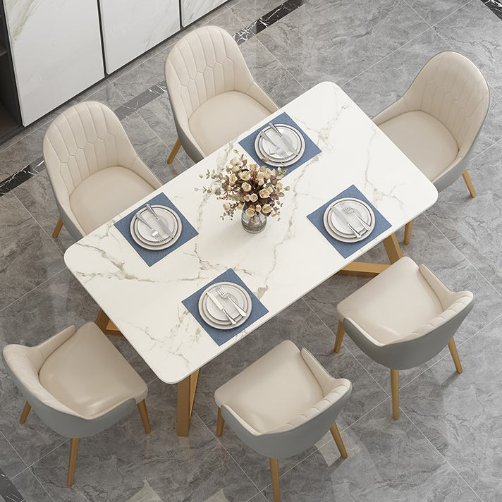 Traditional Luxury Rectangle Dining Table Double Pedestal Furniture for Indoor
