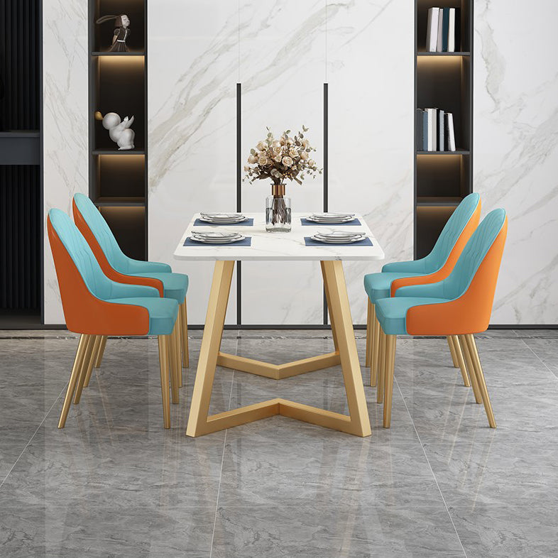 Traditional Luxury Rectangle Dining Table Double Pedestal Furniture for Indoor