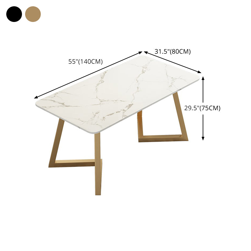 Traditional Luxury Rectangle Dining Table Double Pedestal Furniture for Indoor