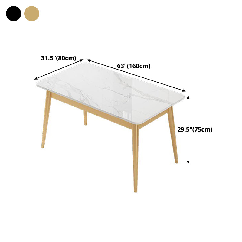 Traditional Luxury Rectangle Dining Collection 4-foot Stone Furniture