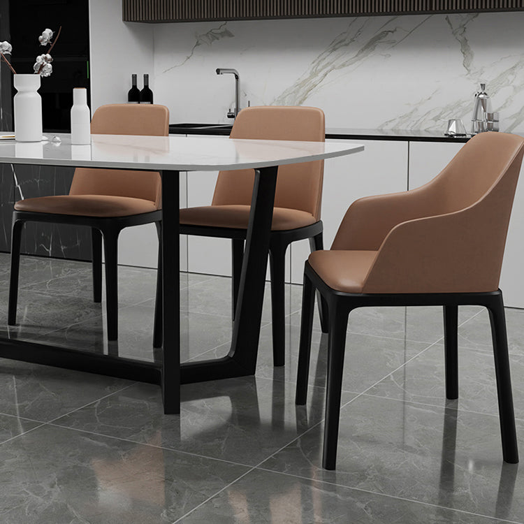 Modern Dining Table Rectangle Dining Sintered Stone Table for Restaurant