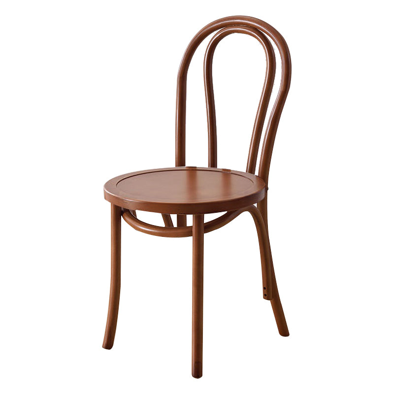 Traditional Wood Kitchen Dining Room Side Chair Windsor Back Chair